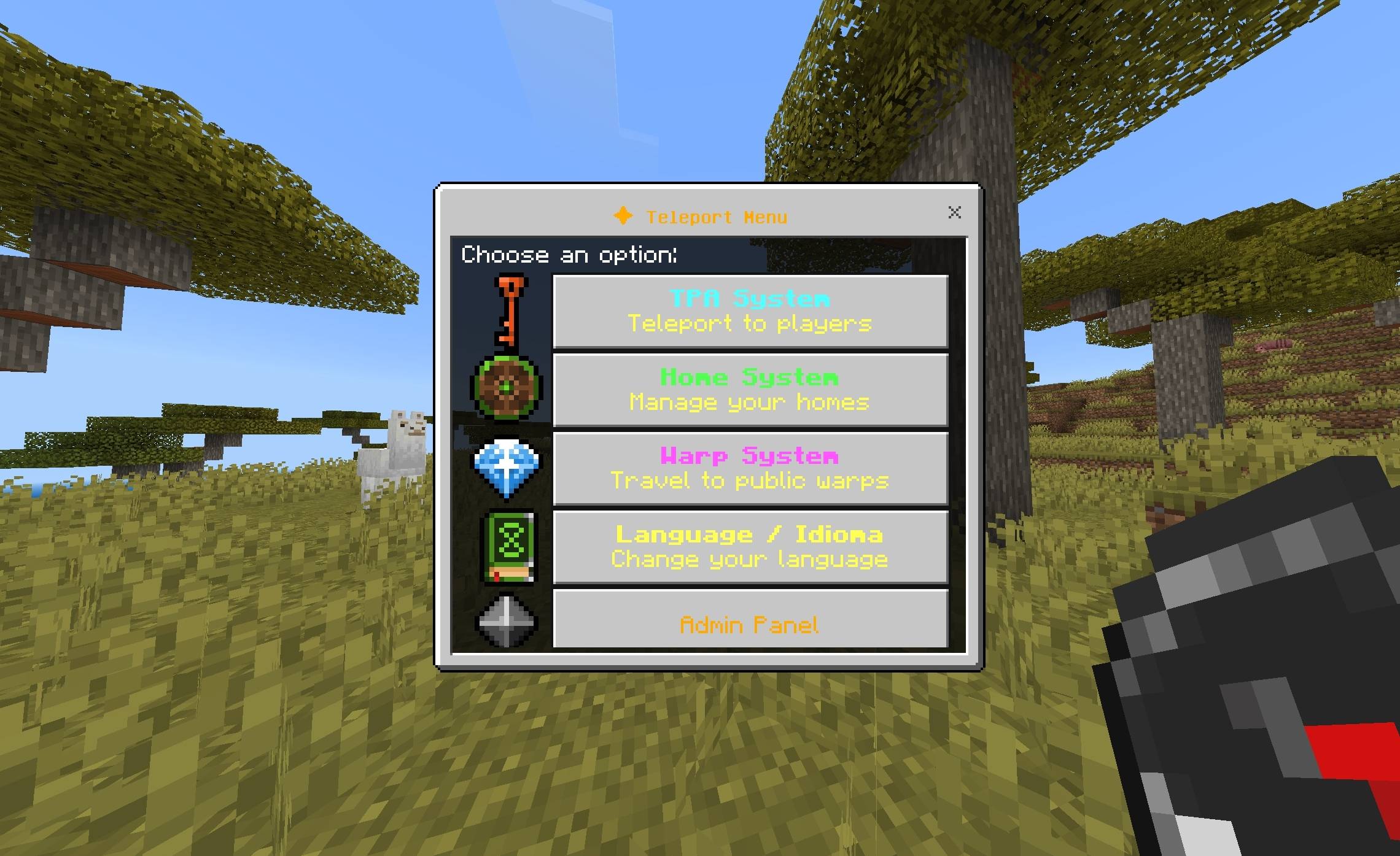 TPA & Home & warp System Addon — screenshot 1