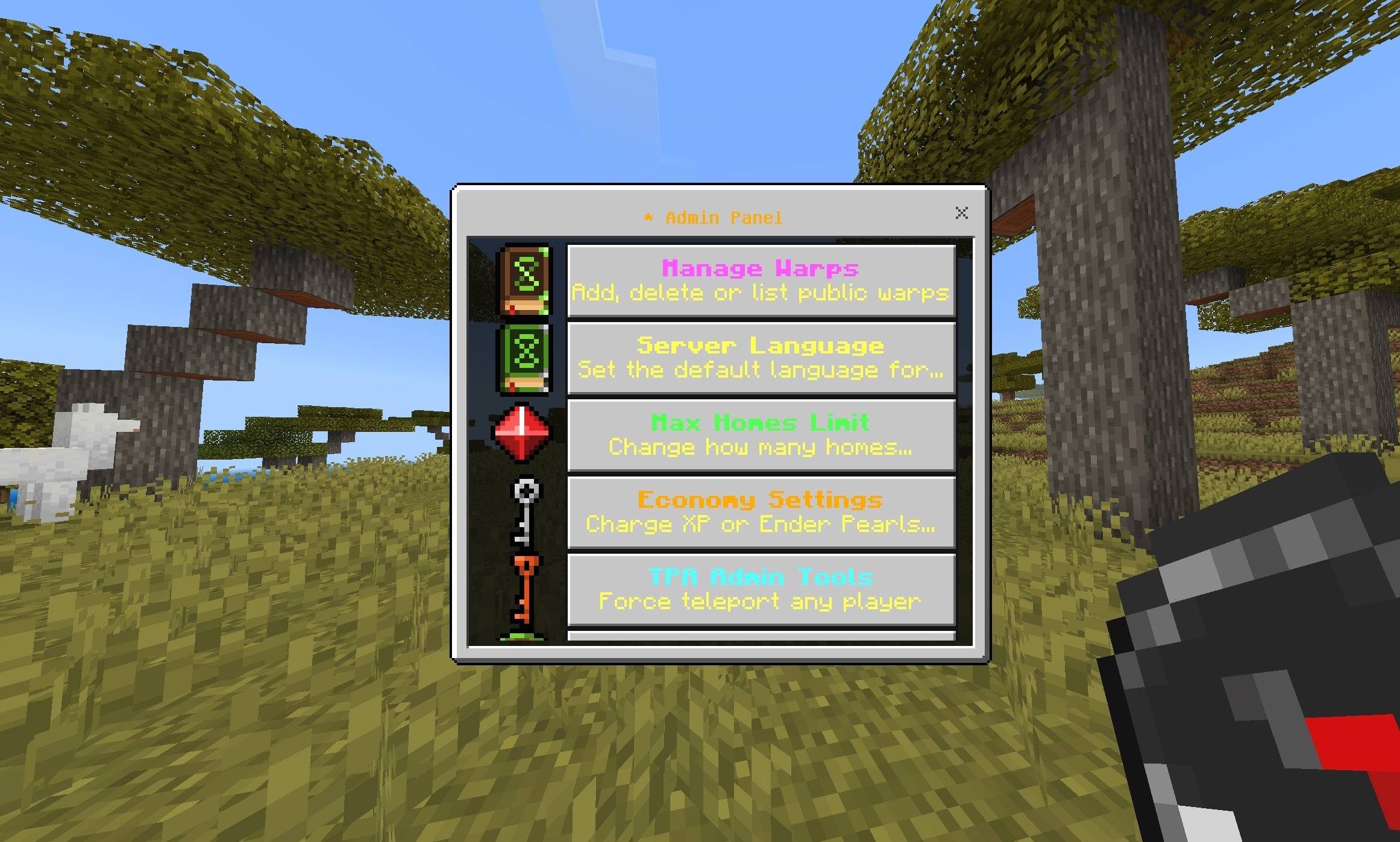 TPA & Home & warp System Addon — screenshot 2