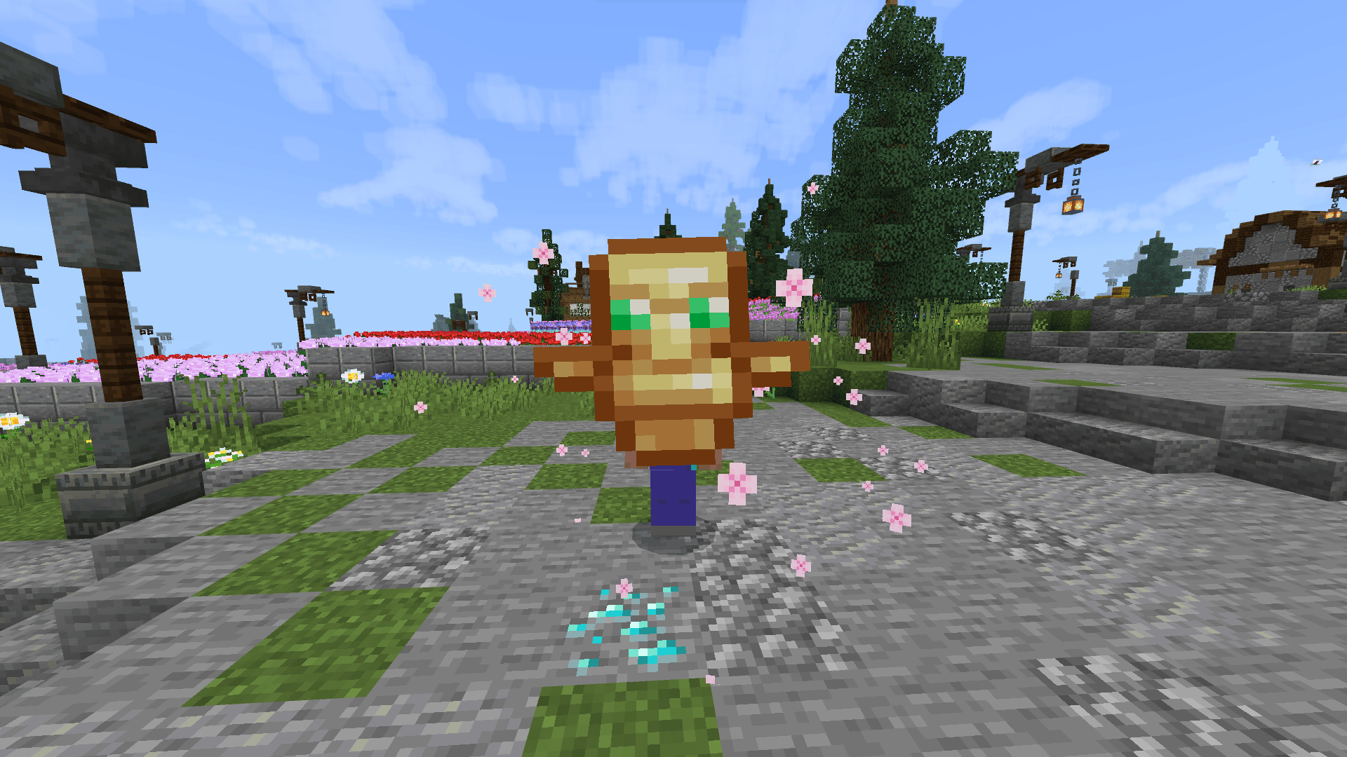 Sakura particles totem — screenshot 2