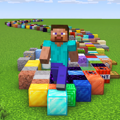 Walking Spawns Random Blocks