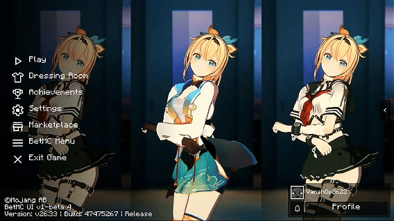 Iroha School Outfit UI — screenshot 1