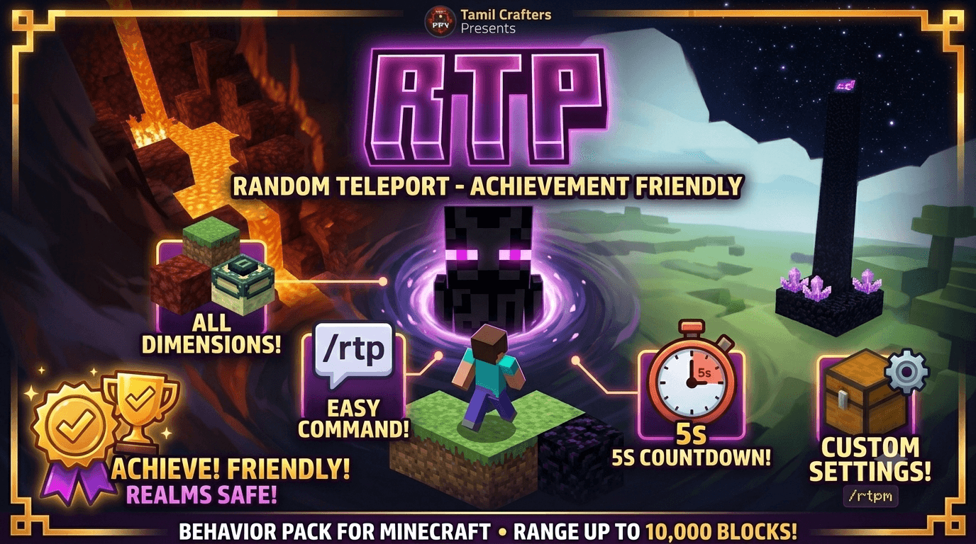RTP-Random Teleport Achument friendly — screenshot 1