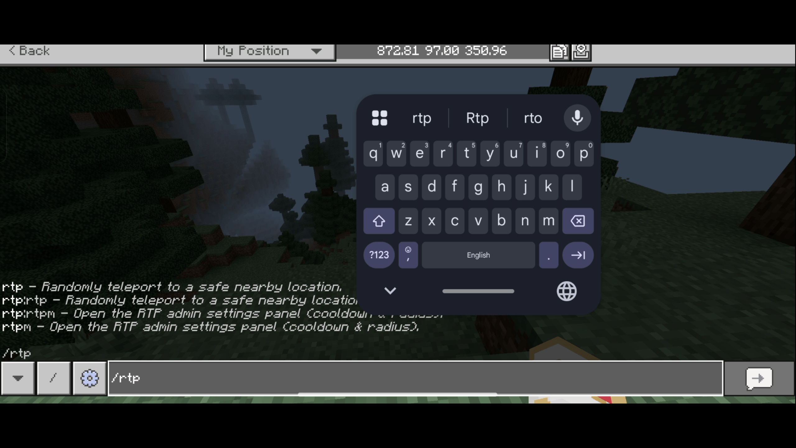RTP-Random Teleport Achument friendly — screenshot 3