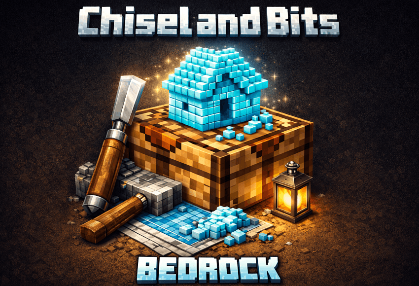 Chisel And Bits Bedrock  — screenshot 1