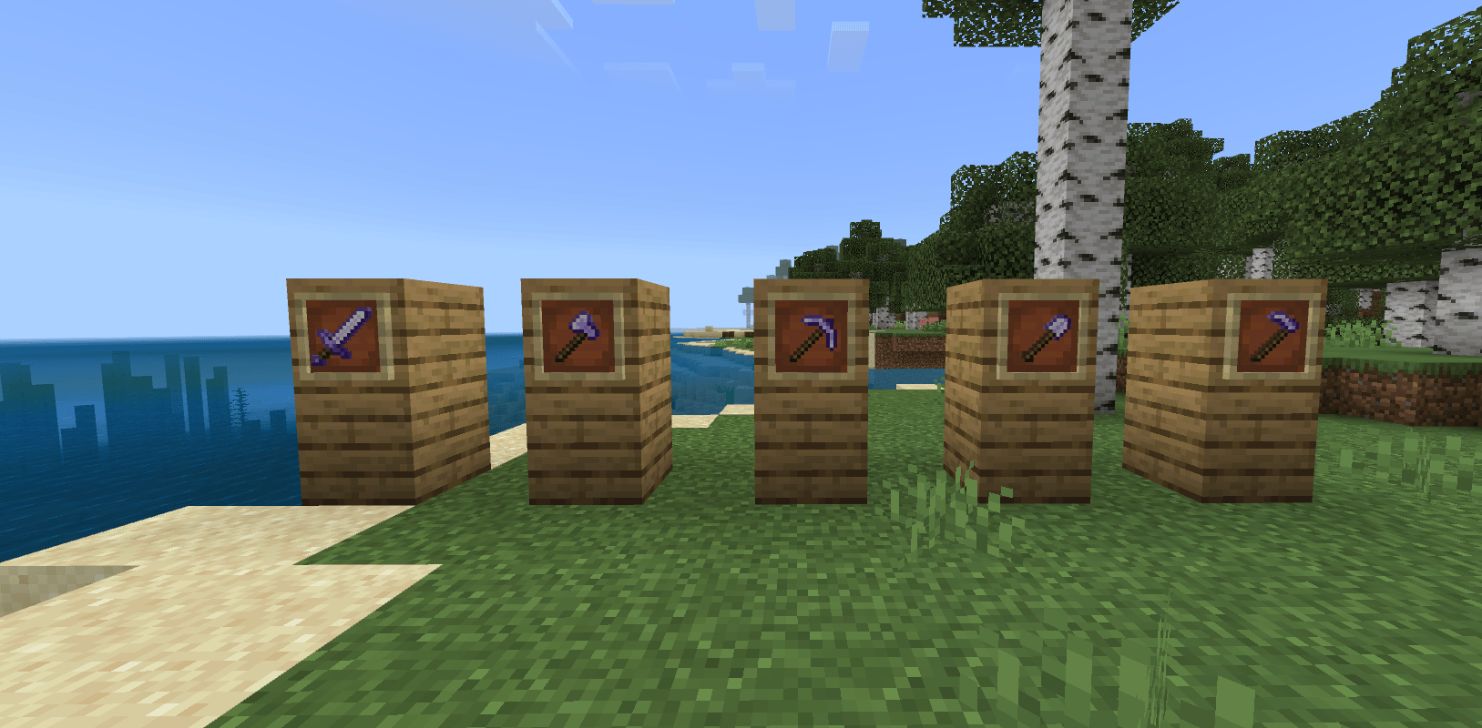 Purple Crystal Bedrock Edition — screenshot 1