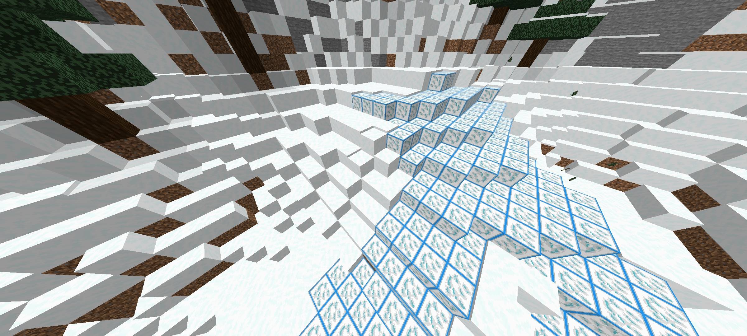 Visible Powder Snow by IronChickenMCPE — screenshot 1