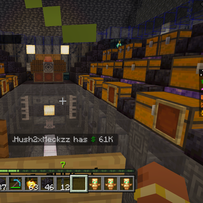 Big black stone stash with ender pearl stasis