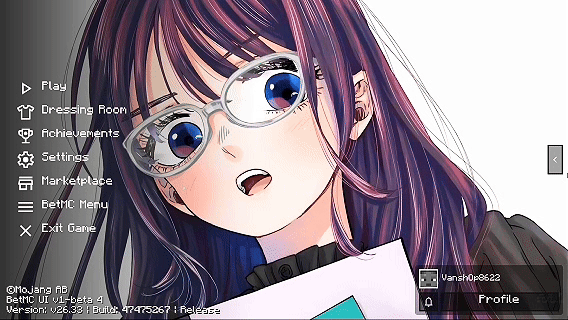 Animated Menu: Waguri UI | Anime Girl UI — screenshot 2