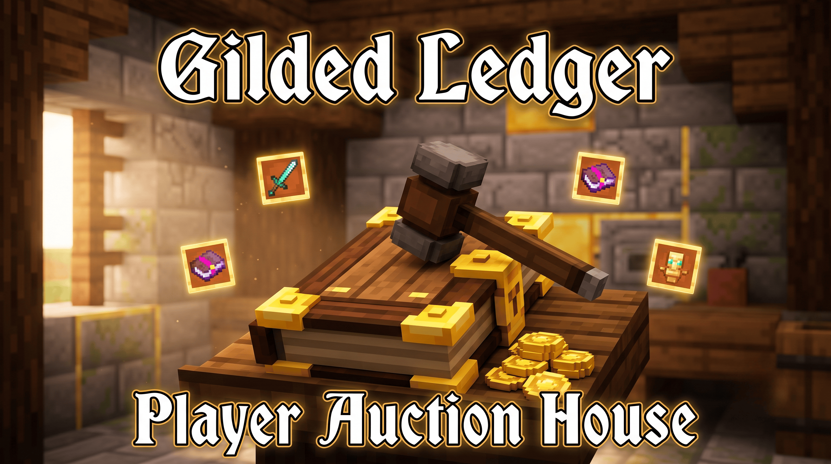 Gilded Ledger: Player Auction House Addon — screenshot 1