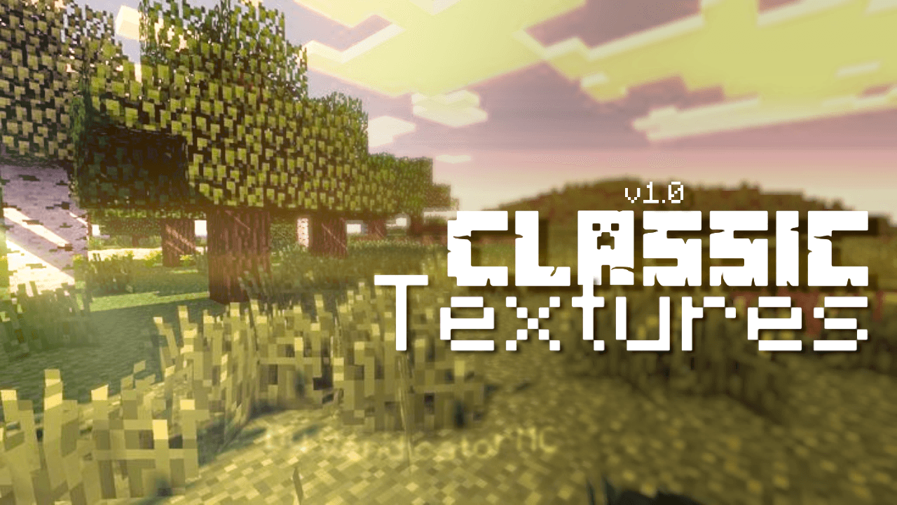 Classic Textures — Minecraft Bedrock Texture Pack Download