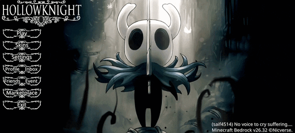 Animated Hollow knight UI — screenshot 1