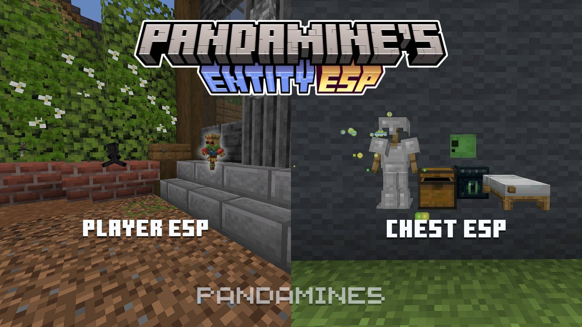 PandaMine's Entity ESP | Chest Esp, Player Esp, Bed Esp, Shulker Esp | X-Ray — screenshot 1