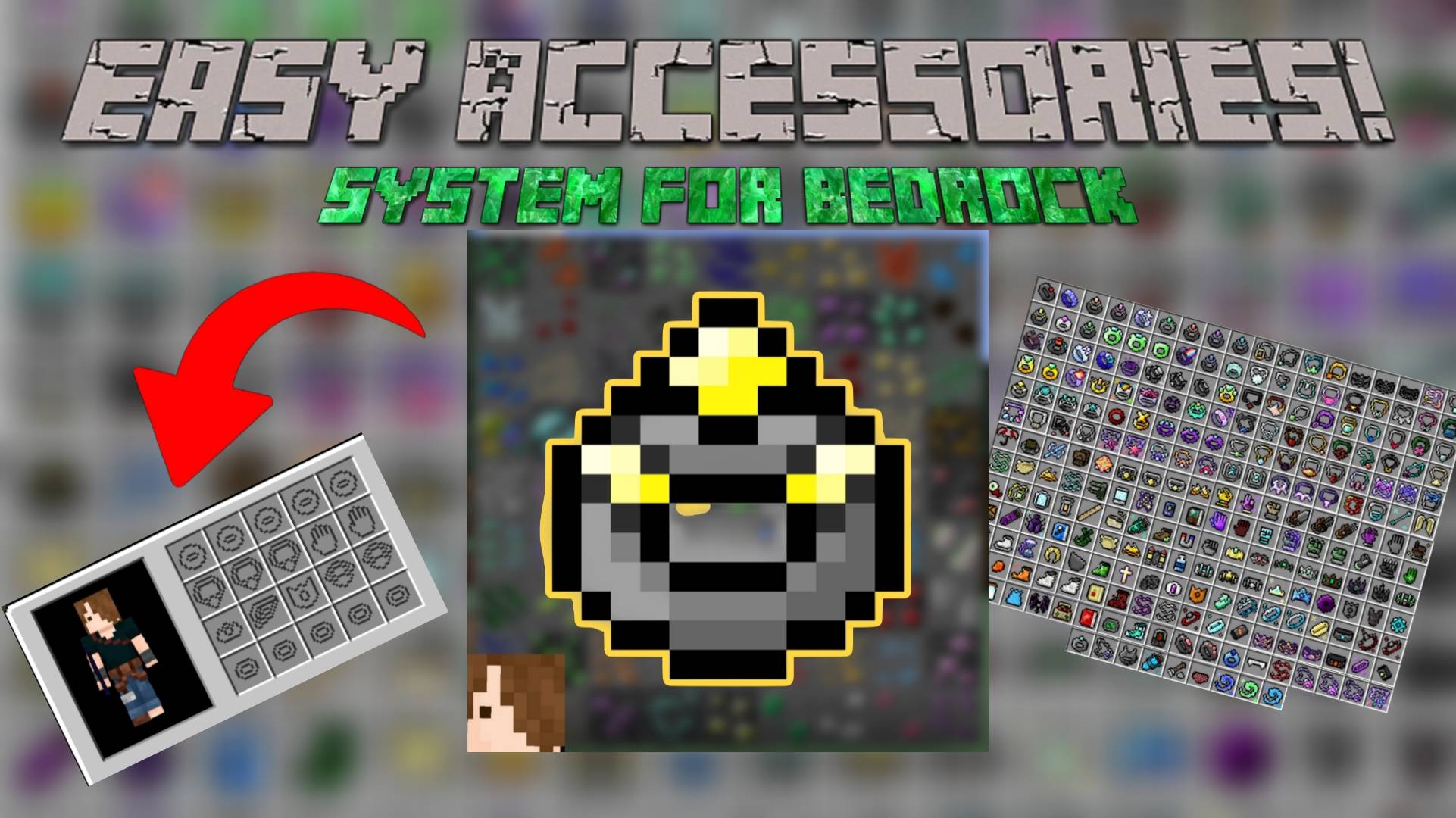 Easy Accessories! (bedrock accessories system) — screenshot 1