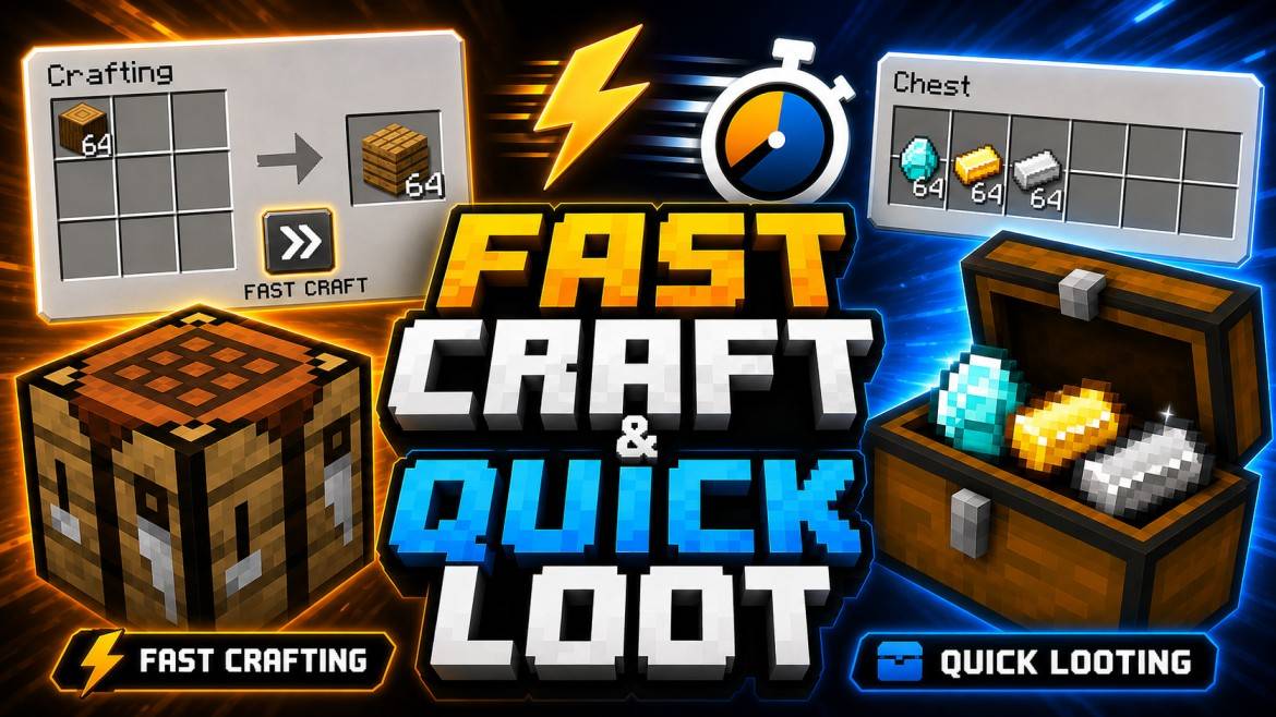 Fast Craft & Quick Loot & Drop — screenshot 1