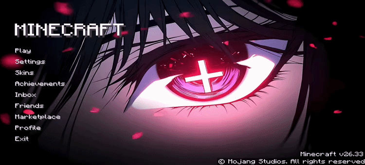 Animated Menu: Anime Girl Eye Blinking  — screenshot 1
