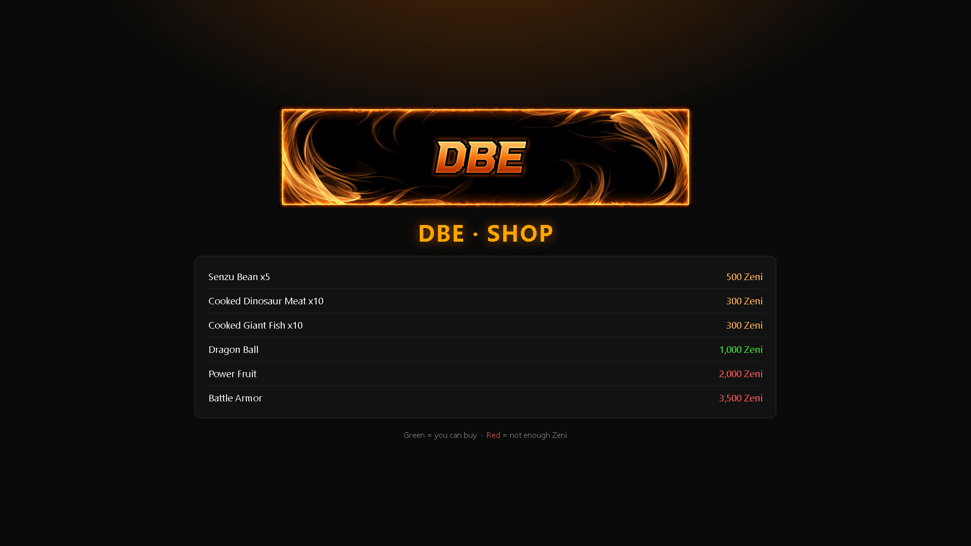 DBE Reward & Quest System — screenshot 2