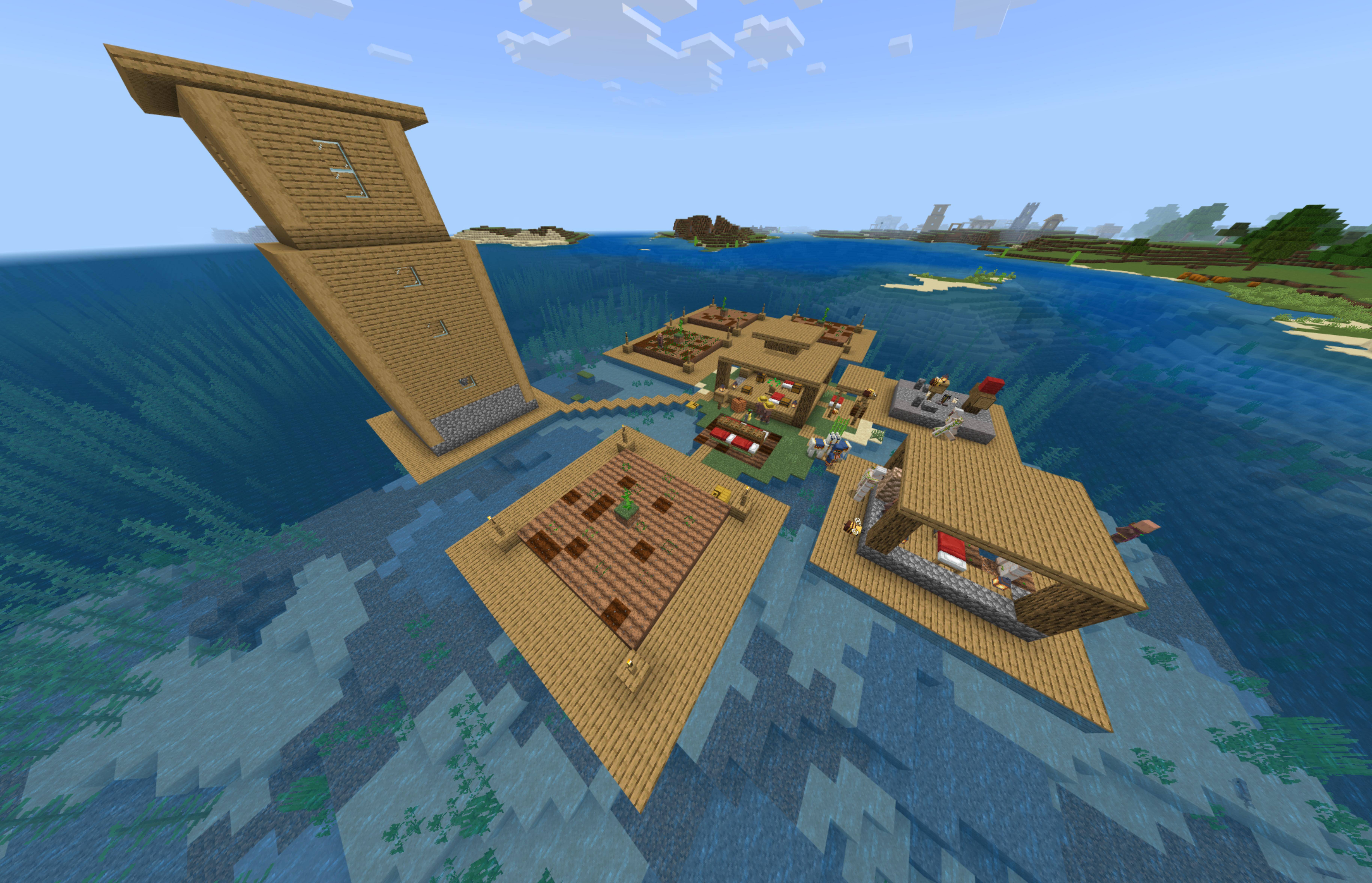 Villagers can build villages — screenshot 2