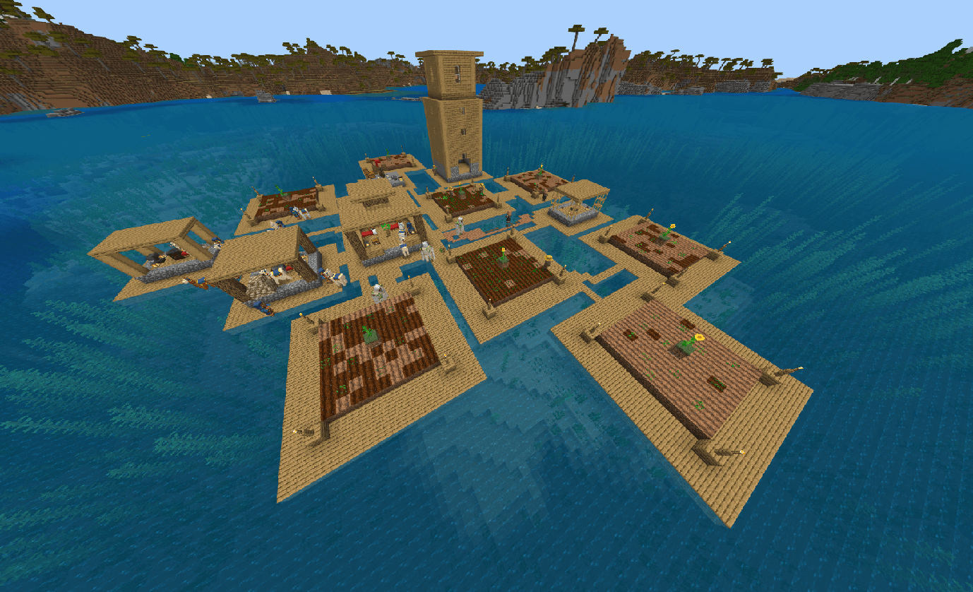 Villagers can build villages — screenshot 4