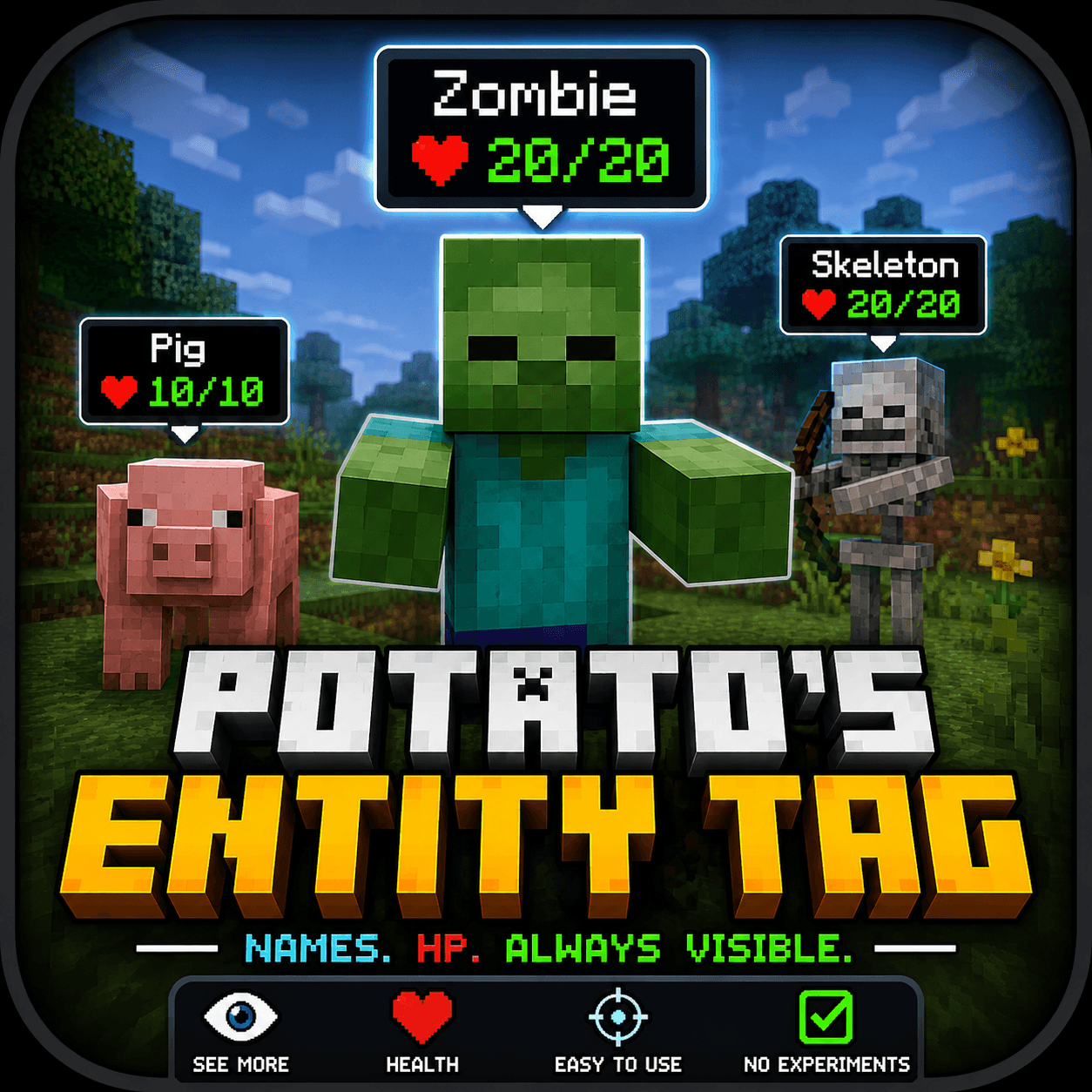 Potato's EntityTag+ — screenshot 1