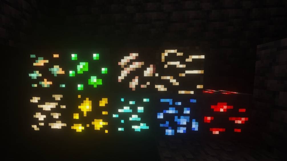 ACD Shaders (Cinematic illumination + God Rays + Better caves + Glowing Ores) — screenshot 2