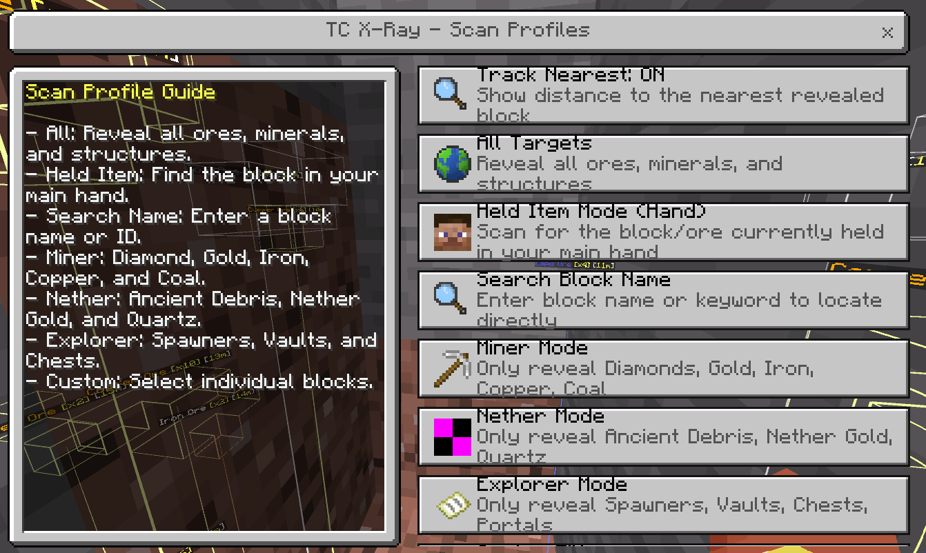 TC Xray + Find biome — screenshot 8