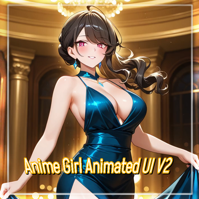Anime Girl Animated UI V2