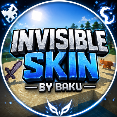 INVISIBLE SKIN BY BAKU — Minecraft Bedrock Skin Pack Download