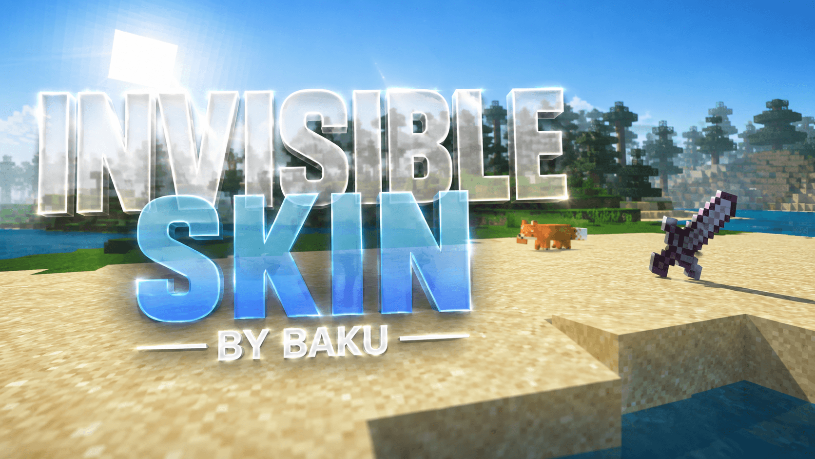 INVISIBLE SKIN BY BAKU — Minecraft Bedrock Skin Pack Download