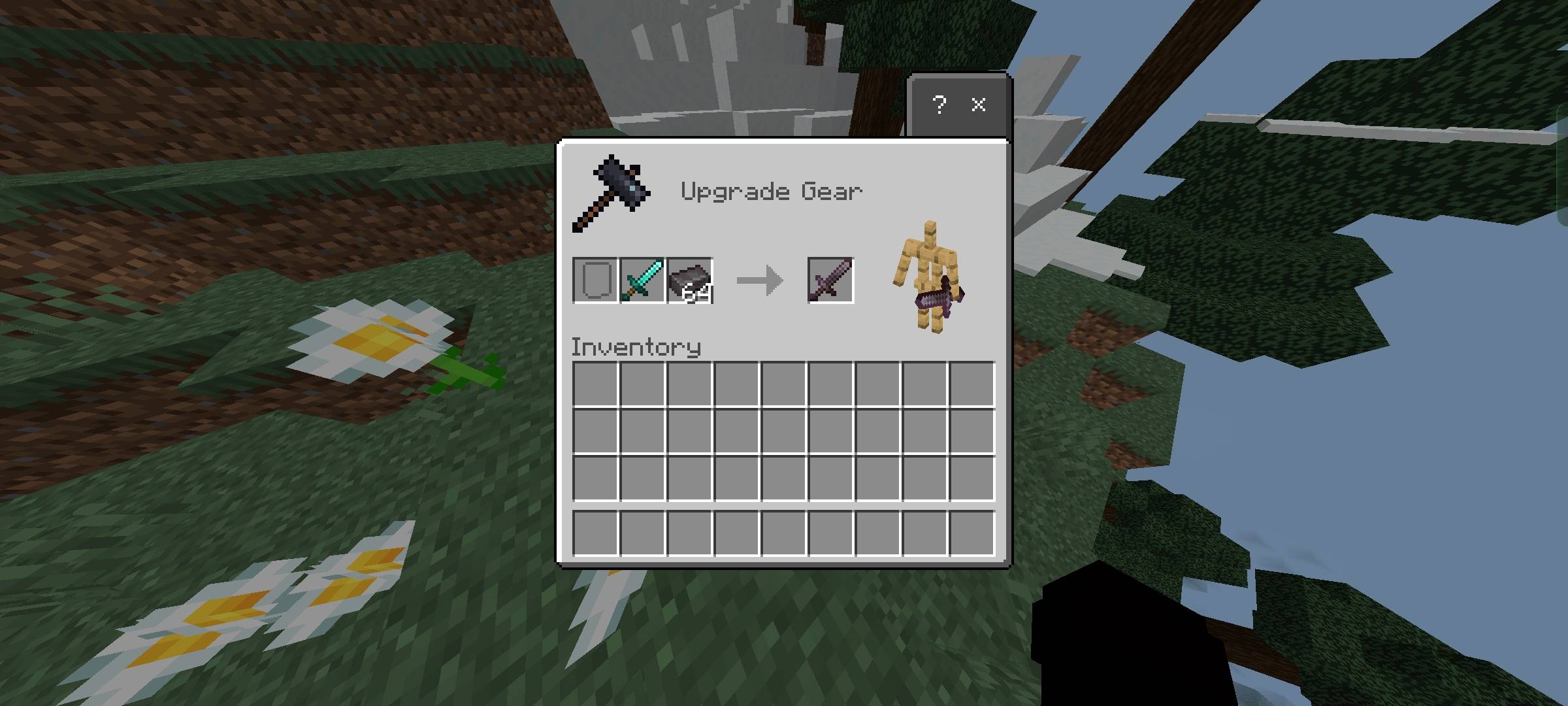 No Netherite Template[Achievement Friendly] — Minecraft Bedrock
