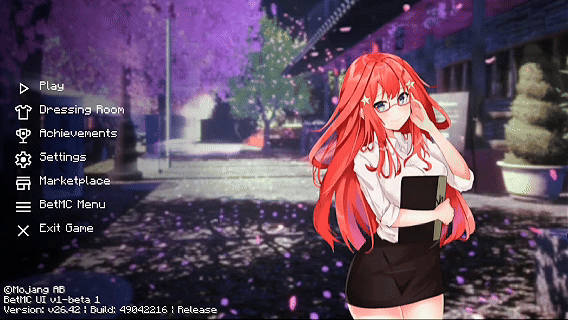 Animated Menu: Itsuki UI | Anime Girl UI — screenshot 1