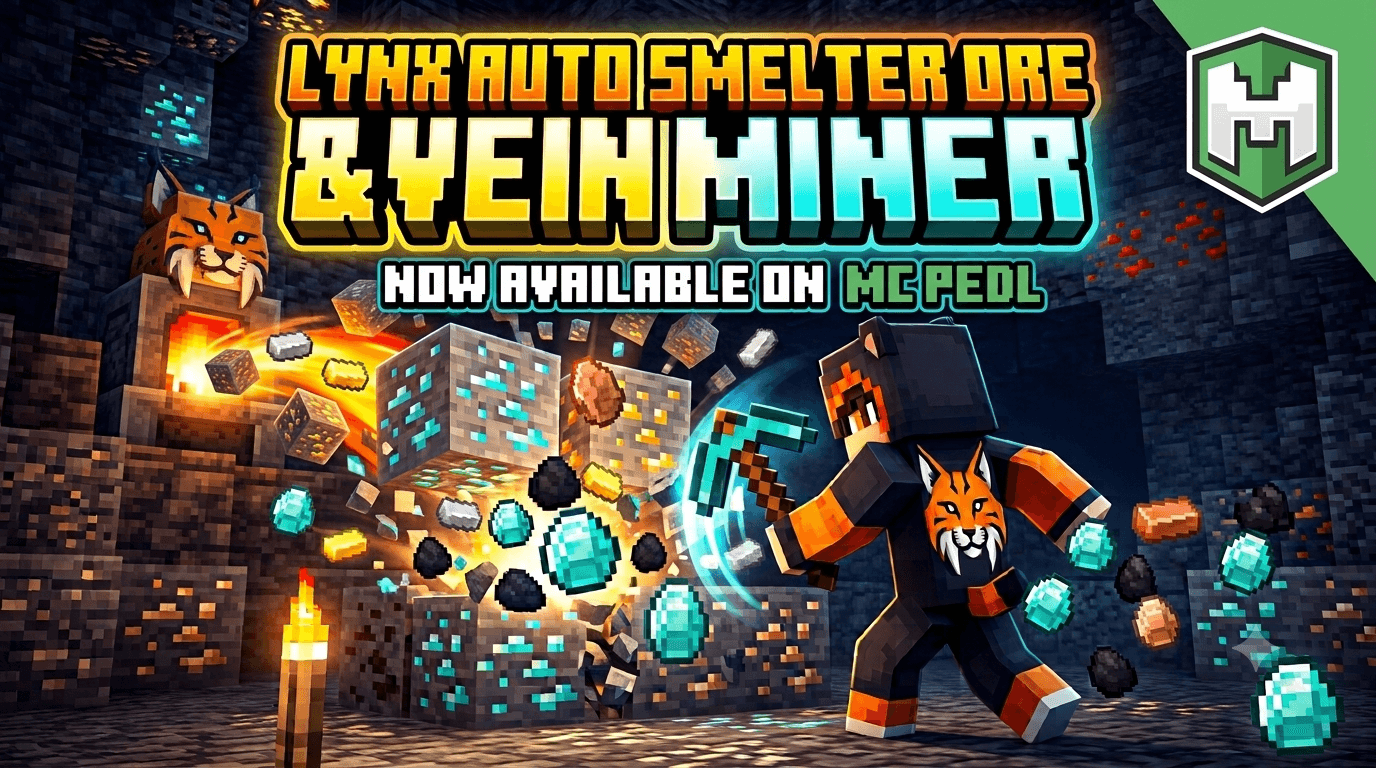 Lynx Simple Auto OreSmelter & VeinMiner — screenshot 1