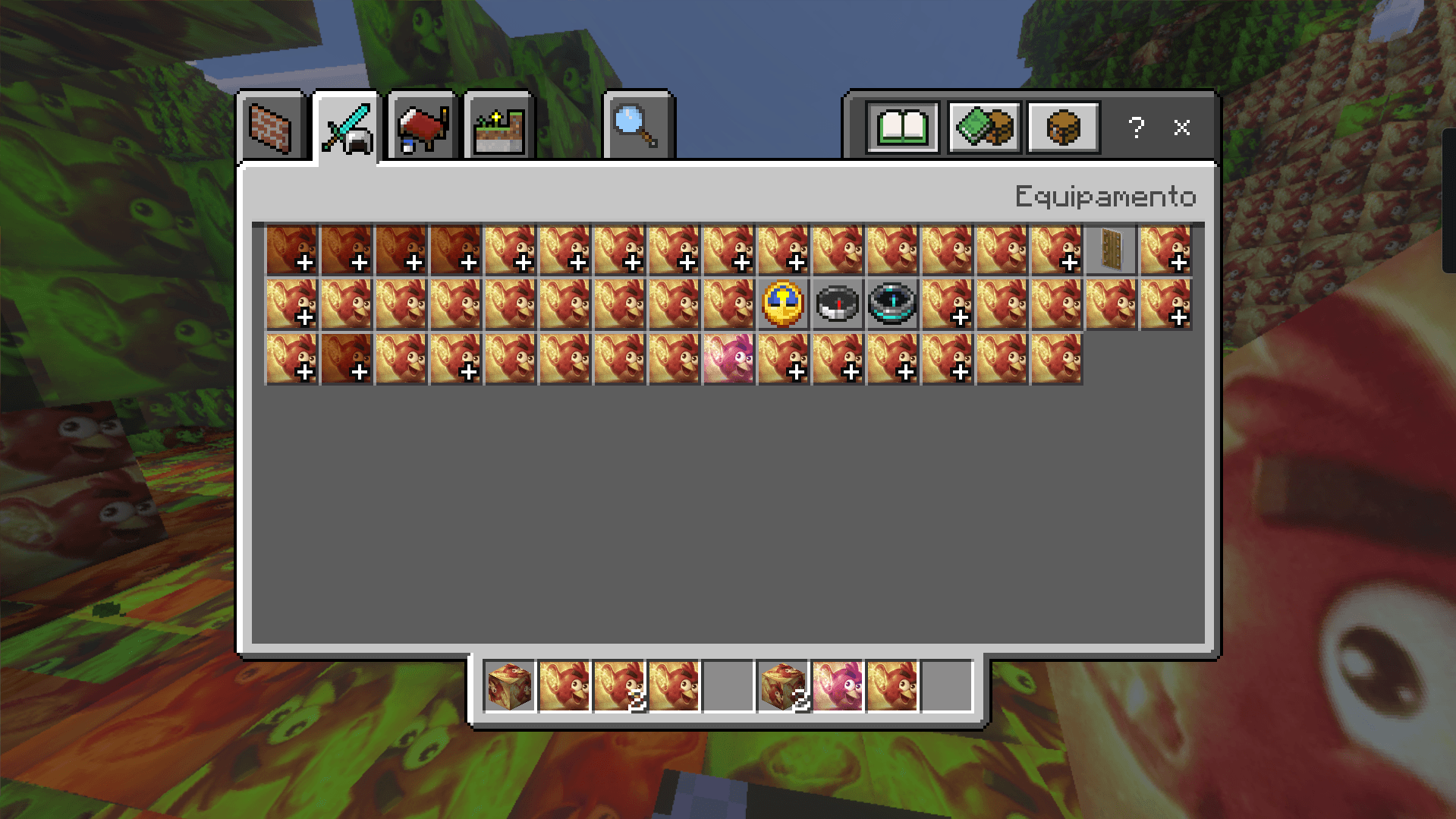 Angry bird ear meme texture — screenshot 1