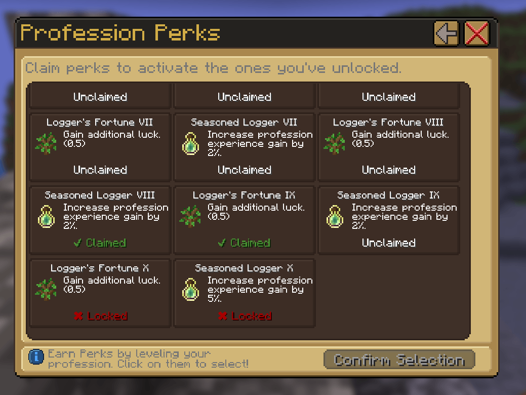 Professions — screenshot 1