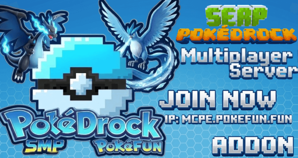 SERP PokeDrock SMP POKEFUN – Multiplayer Server Connect addon — screenshot 2