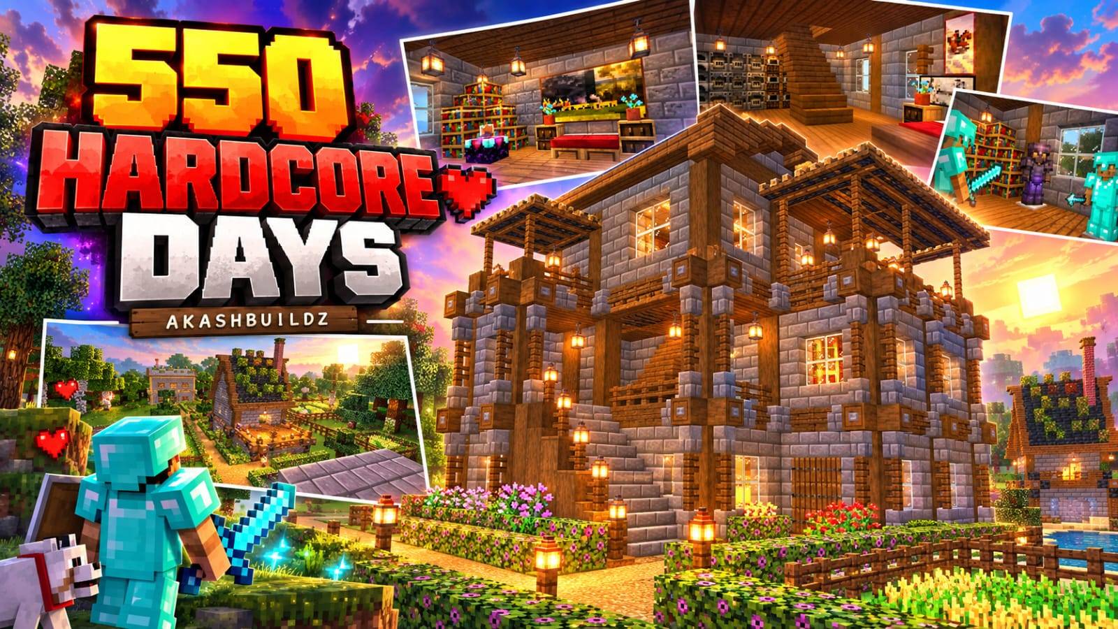 A 550 DAYS HARDCORE WORLD BY AKASHBUILDZ — screenshot 1