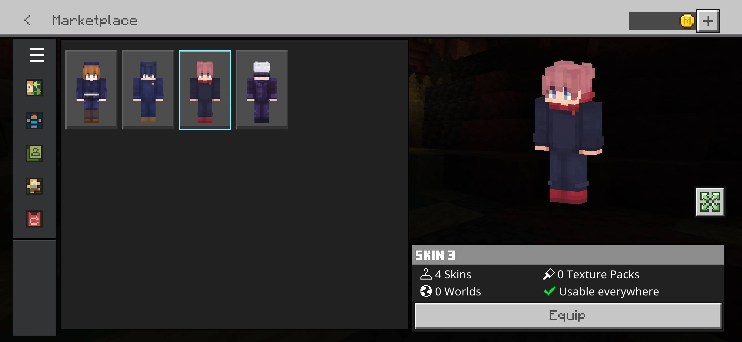 Megumi skinby baku — screenshot 2
