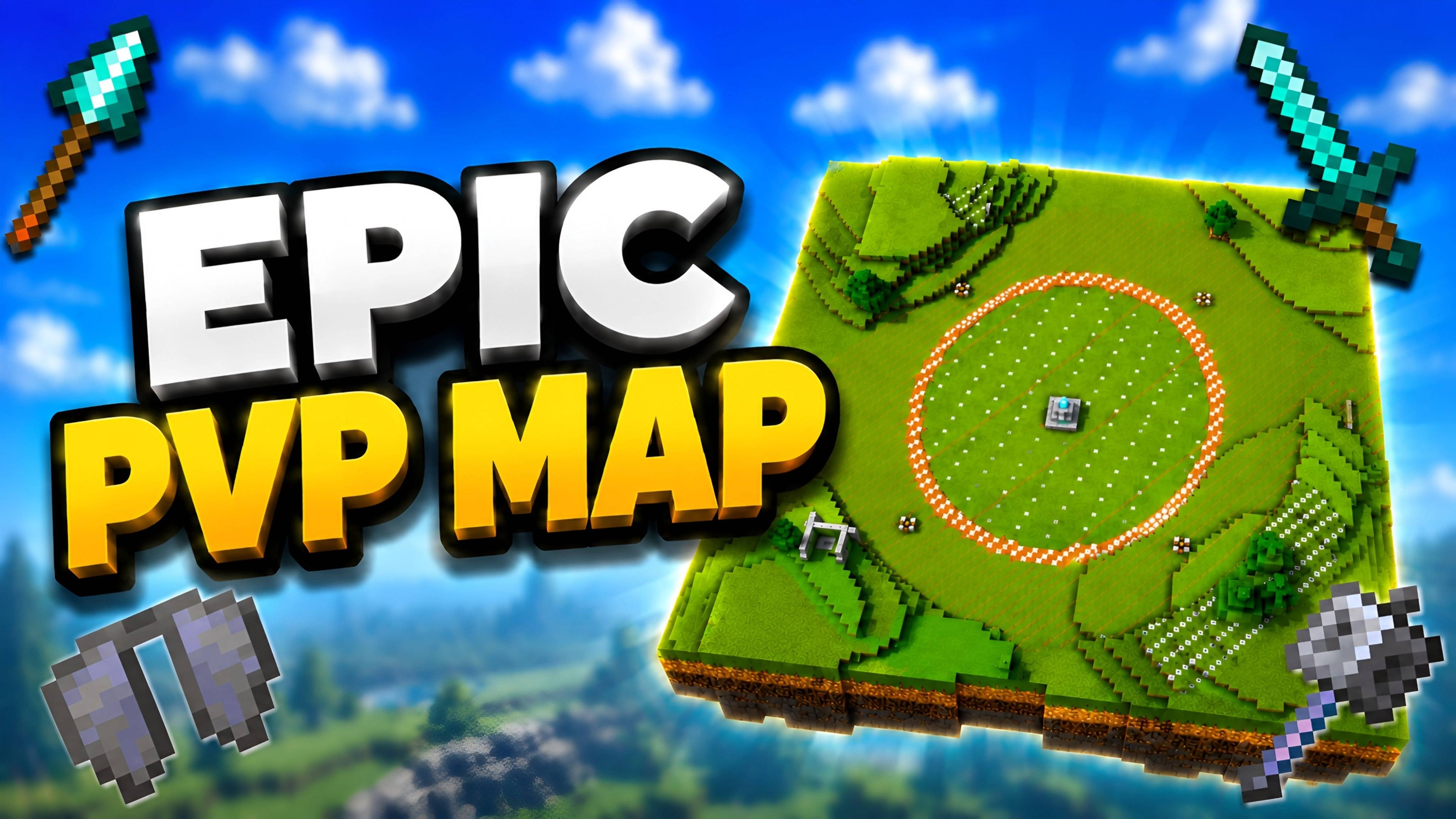Epic PvP Map | 4 Kits, Dual Mods, One Click Kit Equip, Parkour Lobby. Big Arena | by Ash Blast — screenshot 1