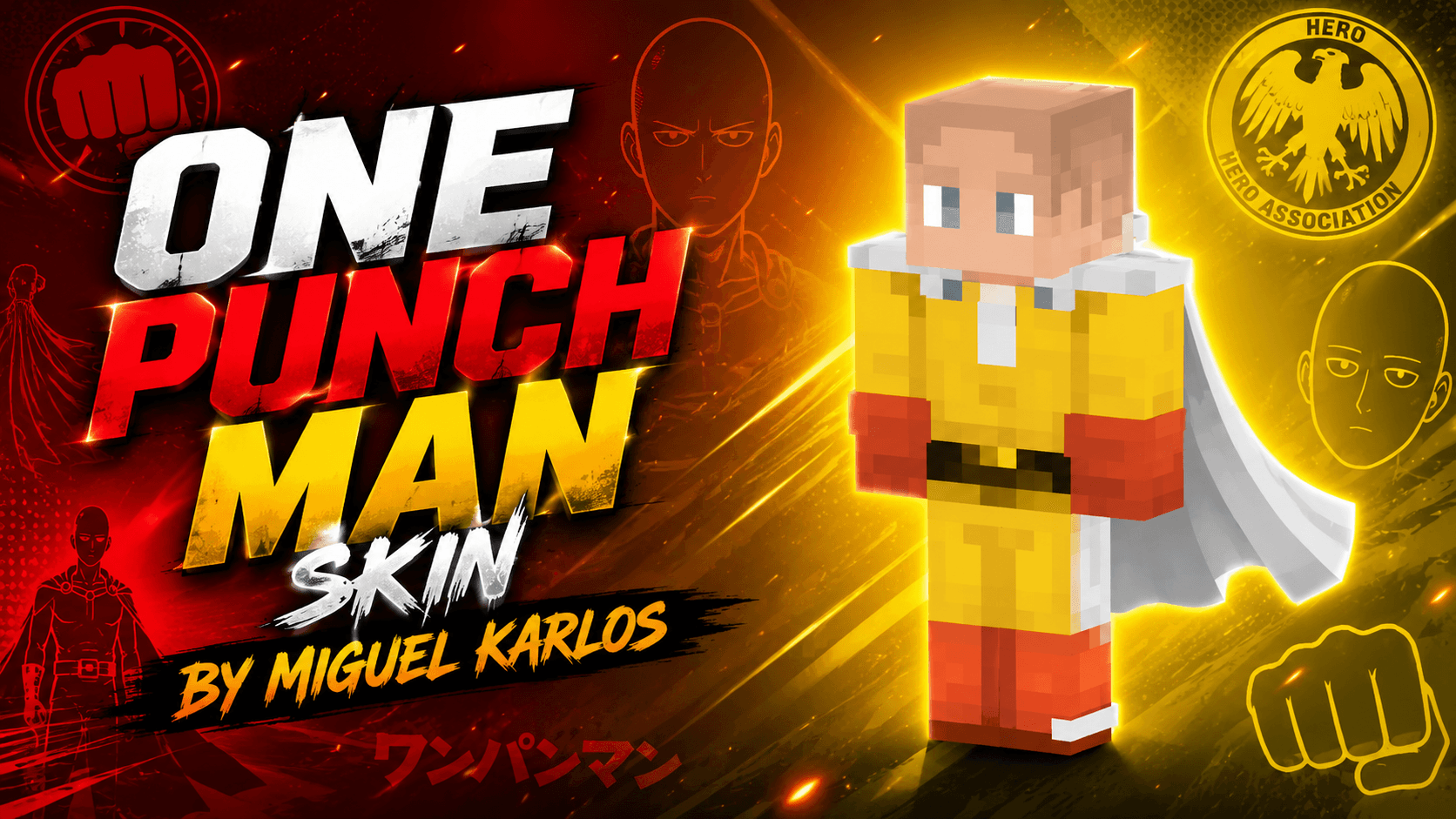ONE PUNCH MAN SKIN BY MIGUEL CARLOS — screenshot 1