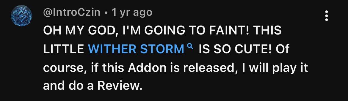 Chibi wither storm (づ。◕‿‿◕。)づ (neglected story spinoff) — screenshot 2