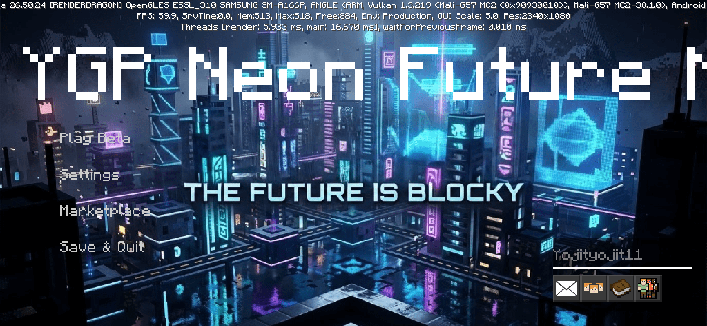 YGP Neon Future Main Menu — screenshot 1