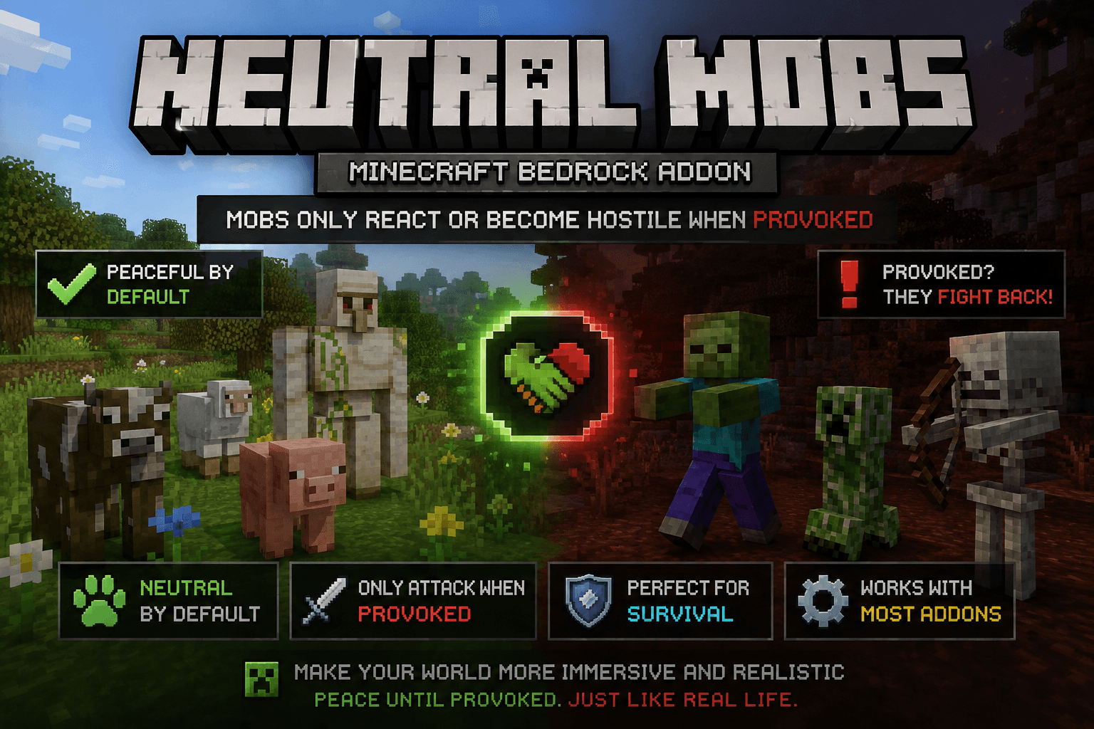 True Neutral Mobs — screenshot 1