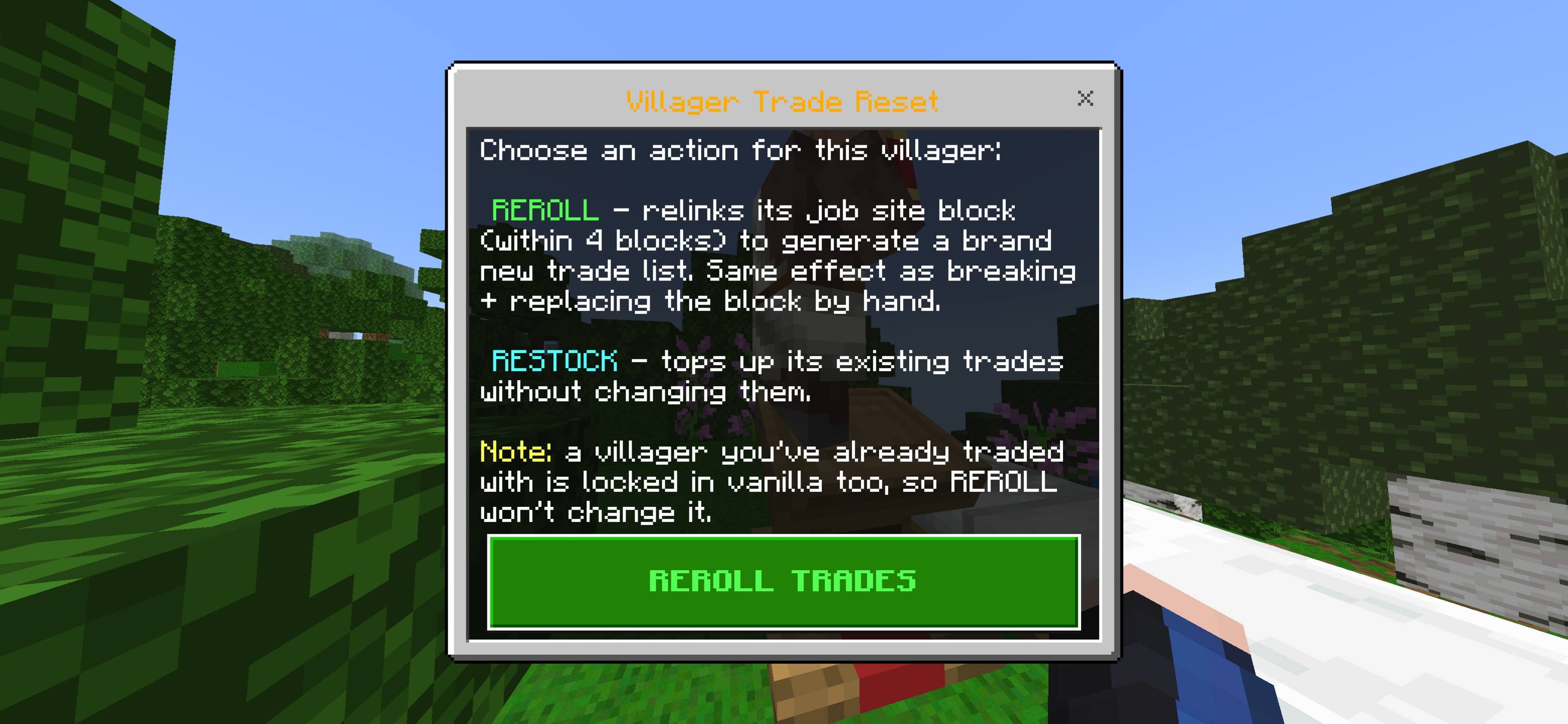 Trade reset + restock by baku — screenshot 5