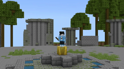 Ancient Jungle Ruins PvP Map | Bot PvP, Auto Gear, Mace, Sword & Spear — screenshot 2