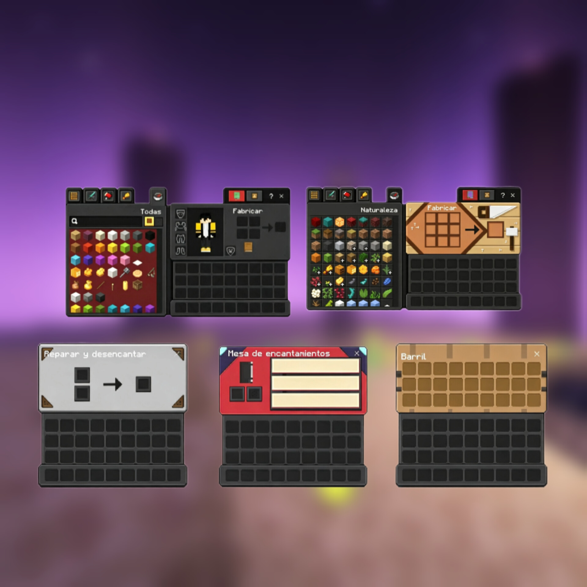  Noir Colour GUI & Containers — screenshot 2