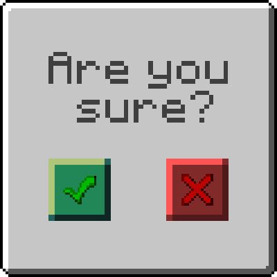 Reset Controls Confirmation