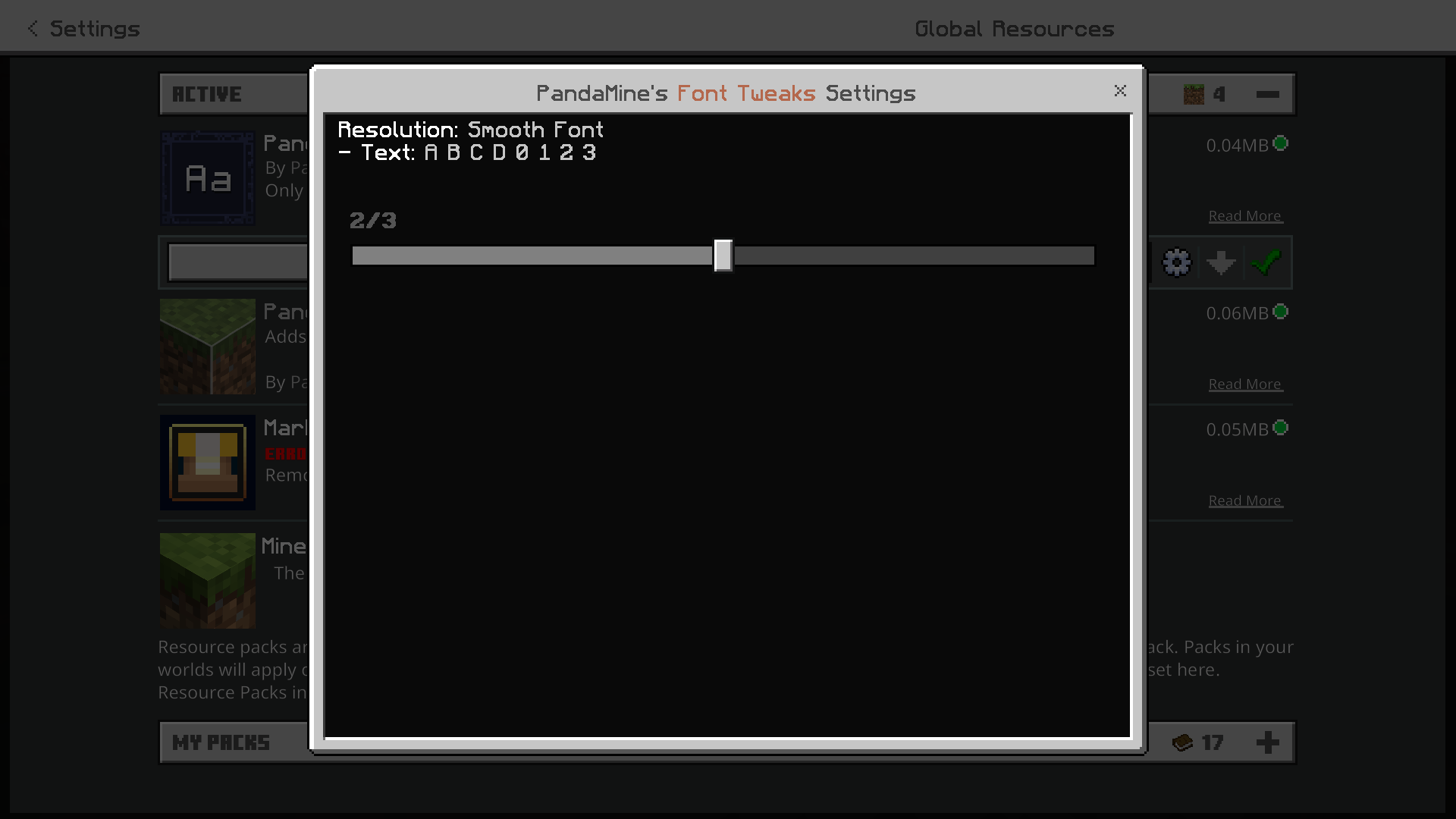PandaMine's Font Tweaks - Small caps Font, Smooth Font, PVP Font — screenshot 3