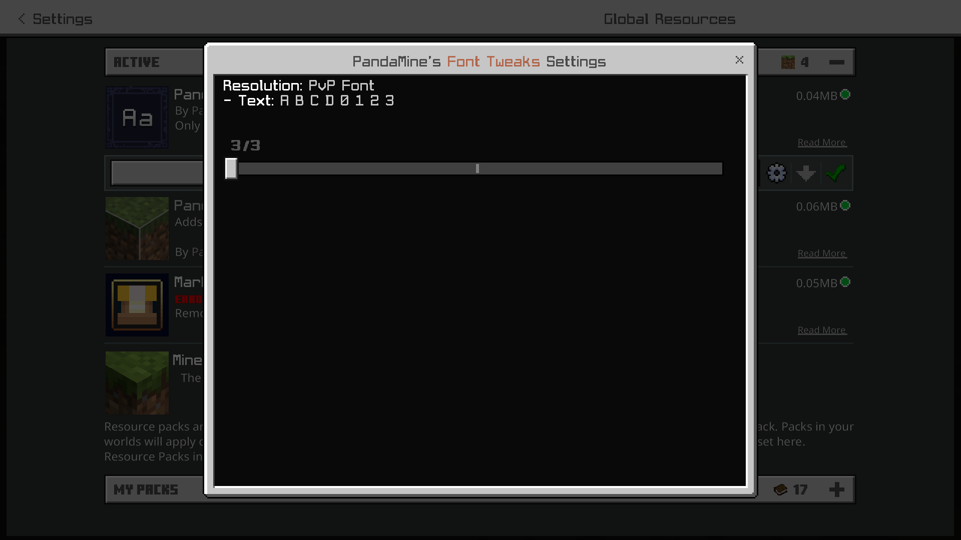 PandaMine's Font Tweaks - Small caps Font, Smooth Font, PVP Font — screenshot 4