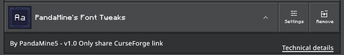 PandaMine's Font Tweaks - Small caps Font, Smooth Font, PVP Font — screenshot 5