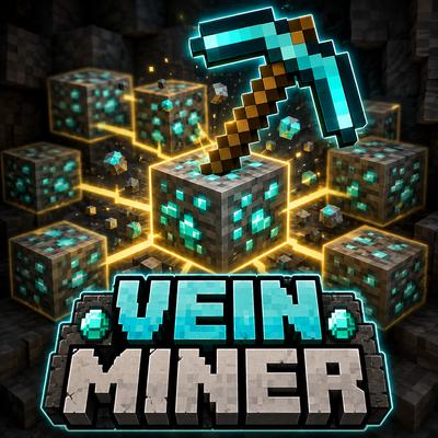 Vein Miner | Achievement Friendly MCPE