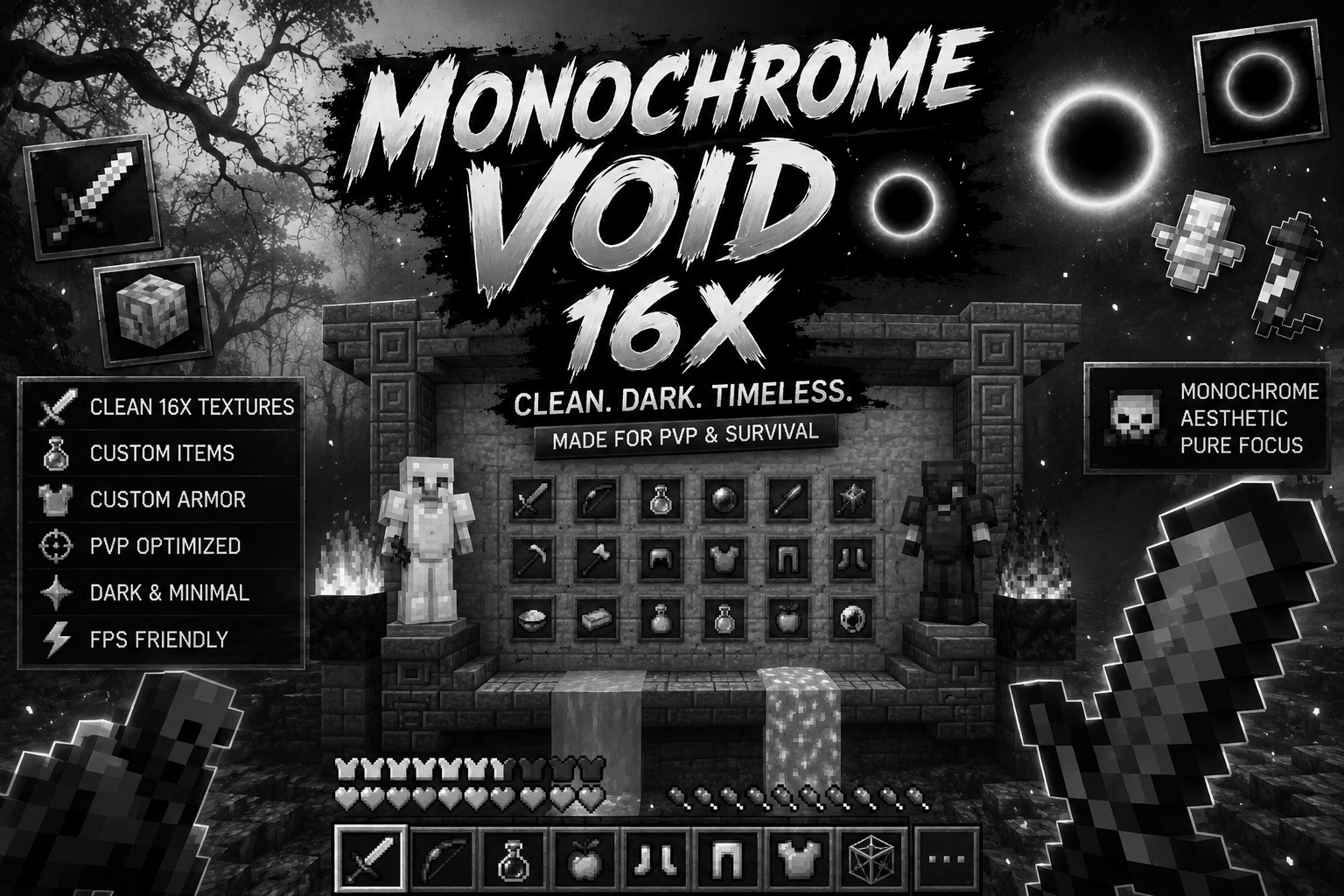 Monochrome Void 16x — screenshot 1